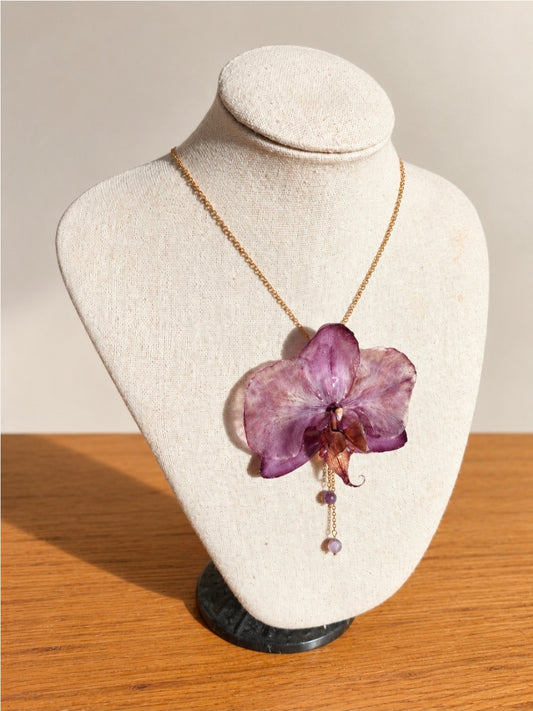 Collar Orquídea Amatista